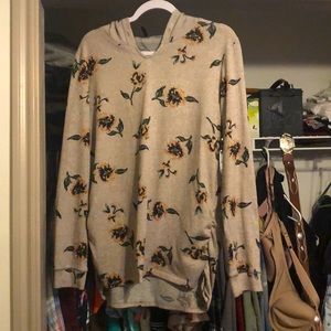Floral hoodie